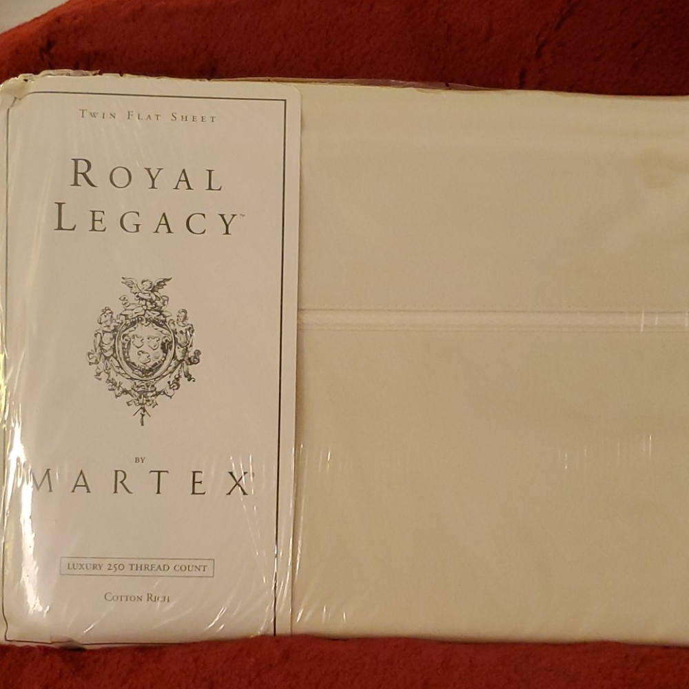 NEW IN PACKAGE VINTAGE TWIN FLAT SHEET